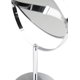 thumbnail image 4 of 17 cm, Silver-Double-Sided Standing Cosmetic Mirror, Round Makeup Mirror 1x and 3X Magnification, Swivel Shaving Mirror, Approx., 4 of 4