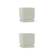 thumbnail image 2 of Naiovety Para flores, hierbas y verduras, macetas decorativas ecológicas para interiores y exteriores para plantas, maceta creativa para blanco 2Conjunto, 2 of 6