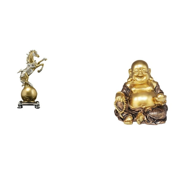 Figura de escritorio,Estantería con estatua de caballo para escritorio,oficina y decoración del hogar.,Figura decorativa de escritorio de resina para decoración del hogar,Estatua de