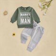 thumbnail image 2 of xaweyi Baby Boy Clothes Long Sweatshirt Pants Toddler Outfits Infant Clothing,Sizes 3-6 Months, 2 of 7