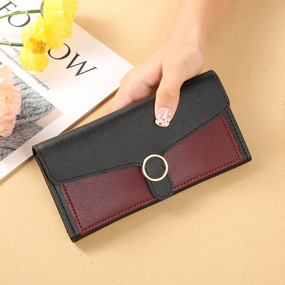 Womens Slim Long Wallets Durable Non-rusting Material Gift for Birthday  Thanksgiving Christmas 
