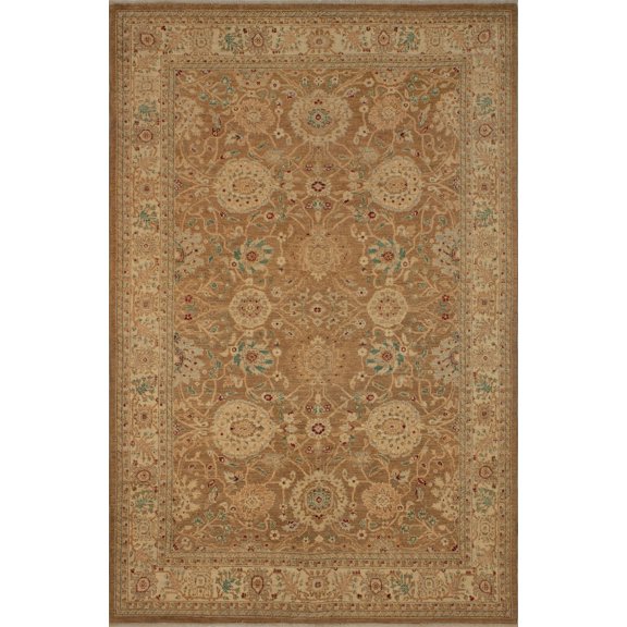 Sun-Faded Estrella Lt. Brown/Ivory Rug, 6'1" x 9'3"