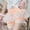 Pink, variant on Letdown Women Ruffle Crochet Shorts Hollow Out Pleated Shorts Beach Cover Up Bottoms Layered Bottoms Pleated Tiered Bodycon Bloomer Shorts Slim Fit Summer Streetwear (Pink, L)