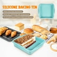 Chidian Baking Tray Square Cake Tin Bread Loaf Pan Silicone Baking Pan