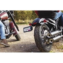 Kuryakyn 3142 Nova Side Mount License Plate Frame - Black