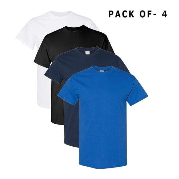 Bulk Hanes Essential-T T-Shirts 5280 |100% cotton | Mix Color Assorted Tees for Every Occasion: The Perfect Blend of Comfort and Style in Every Shirt | 4 Pack S Size