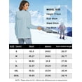 thumbnail image 6 of ZHENWEI Women's Waterproof Rain Jackets Lightweight Packable Raincoats Outdoor Hooded Windbreaker with Pockets, 6 of 6