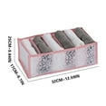 thumbnail image 2 of Foldable Mesh Storage Box Organizer for Underwear, Shirts, Leggings & Jeans - Printed Drawer Dividers with Multi-Compartment Design, 2 of 3