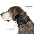 thumbnail image 2 of MTV Pet Collar, Dog Collar Plastic Buckle, Beavis and Butt-Head I Am Cornholio Pose Black Orange White, 13 to 17 Inches 1.5 Inch Wide, 2 of 8