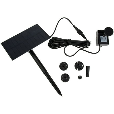 1 Set Solar Fountain Pump Outdoor Solar Water Fountain Pump Garden Water Solar Fountain