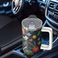 thumbnail image 5 of Snowflakes Winter 30oz Holiday Tumbler with Handle, Christmas Coffee Cup with Straw, Festive Stainless Steel Insulated Mug, Gifts for Women Men, 5 of 5