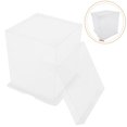 thumbnail image 4 of FELTECHELECTR Square Cake Containers White 3Pcs 7.9X6.9X6.9In Portable Bakery Box, 4 of 6