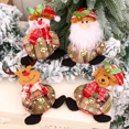 thumbnail image 4 of Christmas Tree Decorations Santa Claus Creative Cloth Doll Hanging Garland Pendants Christmas Decorations for Home Ornaments, 4 of 5