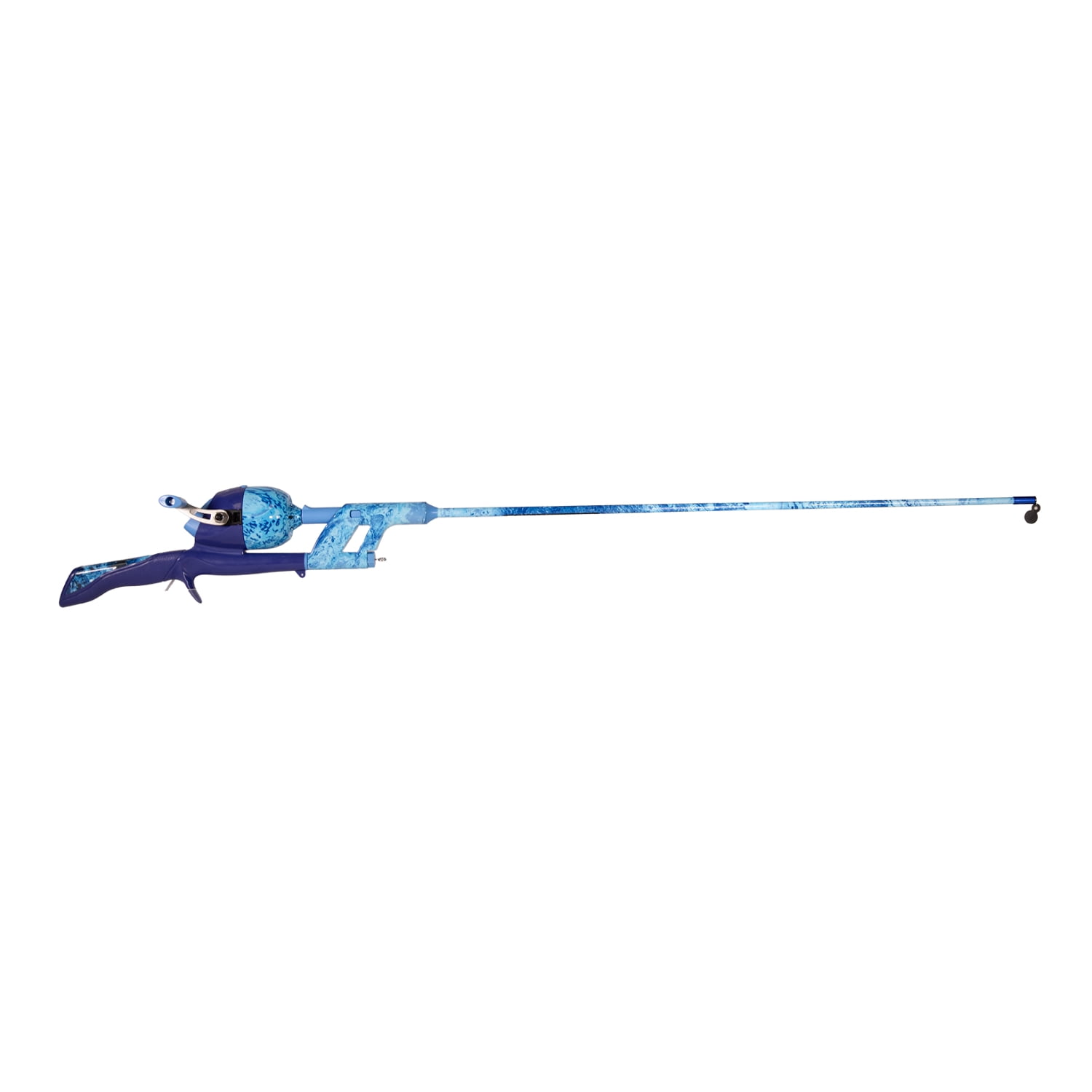 Realtree Dark Blue 34" Micro Tangle-Free Spincast Combo Fishing Rod and Reel