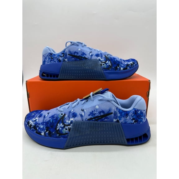 Nike Metcon 9 AMP Men's Size 14 Blue Camo Gym Training Athletic Shoes HJ6008 400