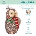 thumbnail image 2 of RJ Legend Christmas Decoration, Rattan Lighting – Owls Family Set, 2 of 5