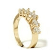 thumbnail image 2 of 2ct Lab Created Diamond 5-Stone Engagement Anniversary Ring 14K Yellow Gold, 2 of 2