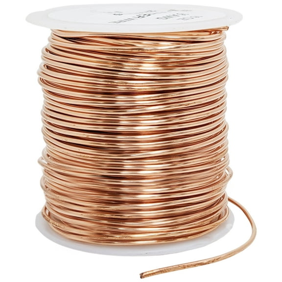 126 Feet 16 Gauge Soft Bare Copper Crafting Wire (1 Pound Spool)