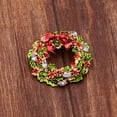 thumbnail image 3 of Broche de Flores de Cristal de Navidad Yinane Pin de la broche, 3 of 5