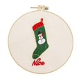 thumbnail image 2 of SuChun Quilting Squares Christmas Embroidery KIT Adults Kids DIY Handmade Hand Embroidery Kits With Stamped Embroidery Pattern For Christmas Embroidery Kits For Adults Beginners, 2 of 9