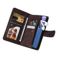 thumbnail image 5 of Case for Samsung Galaxy Note 20 5G Cover Zipper Pocket Wallet Case Magnetic Protective - Braun, 5 of 5