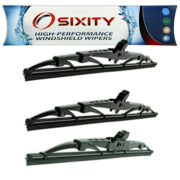 Sixity Auto S1 Front Rear Windshield Wiper Blades compatible with Chevy Tracker