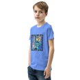 thumbnail image 3 of Third Grade Youth Short Sleeve T-Shirt Back to School, 3rd Grade First Day of School Tee for Boys (Heather Columbia Blue, L), 3 of 3