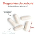 thumbnail image 6 of Allergy Research Group Magnesium Ascorbate Supplement - 1000mg Buffered Vitamin C, Immune support, Magnesium Powder, Vegetarian Capsules - 100 Count, 6 of 7
