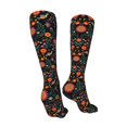 thumbnail image 3 of Yiaed Mexican Flower And Birds Print Great elasticity Adult Stockings Sports socks for Men and Women-One Size, 3 of 8