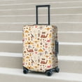 thumbnail image 2 of Lsque UAE Travel1 Printed Luggage Cover, Travel Luggage Protector,Scratch and Dirt Resistant, Fits 18-32 Inch Luggage - Small, 2 of 9