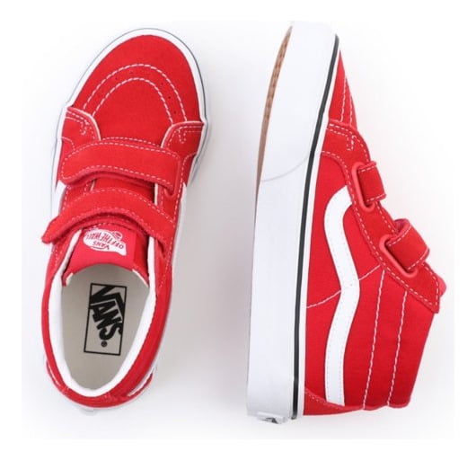 vans rojos niño
