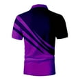 thumbnail image 4 of hotojiny Golf Shirts for Men Fashion Colorblock Short Sleeve Button Collared Tee Casual Summer Tops for Workout Sport, 4 of 4