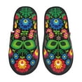 thumbnail image 1 of Fotbe Traditional Floral Polish Pantuflas Peludas para Mujer con Estampado, Zapatillas de Peluche, Zapatos de Invierno para Casa, Uso Interior y Exterior-Large, 1 of 8