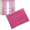 thumbnail image 1 of Glass Yarn Sheer Window Valance Curtain Pure Color Bedroom Home Wedding Decor, 1 of 9