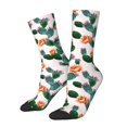 thumbnail image 2 of Uemuo Cactuses Pattern Women's Crew Socks, Soft Durable Breathable Moisture-Wicking with Odor Control Cotton socks, 2 of 9