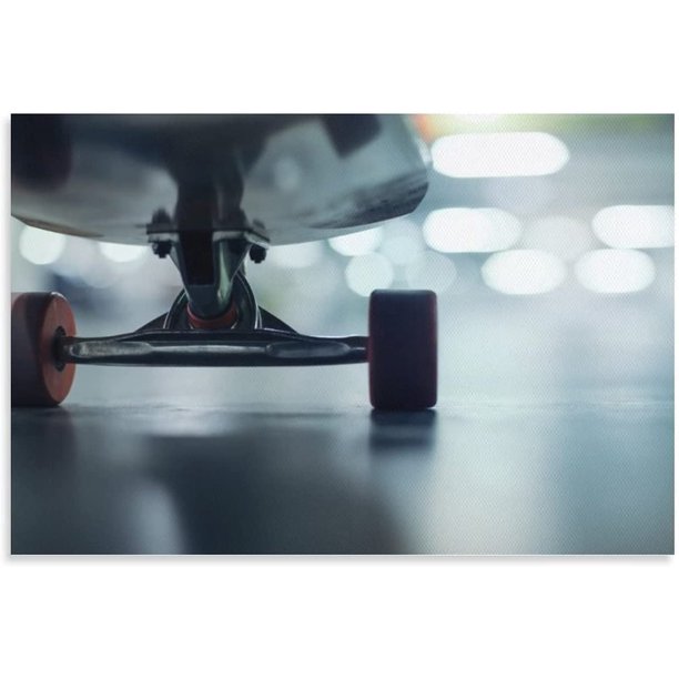 Skateboard Canvas Wall Art Boys Room Decor Canvas Posters Prints