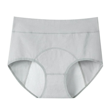 Cathalem Womens Underwear Seamless Women s Double Support  Cool Comfort Underwear  Full Coverage Brief Panty(Gray XXXXL)
