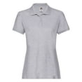 thumbnail image 1 of Fruit Of The Loom Womens Premium Fitted Short-Sleeved Polo Shirt, 1 of 2