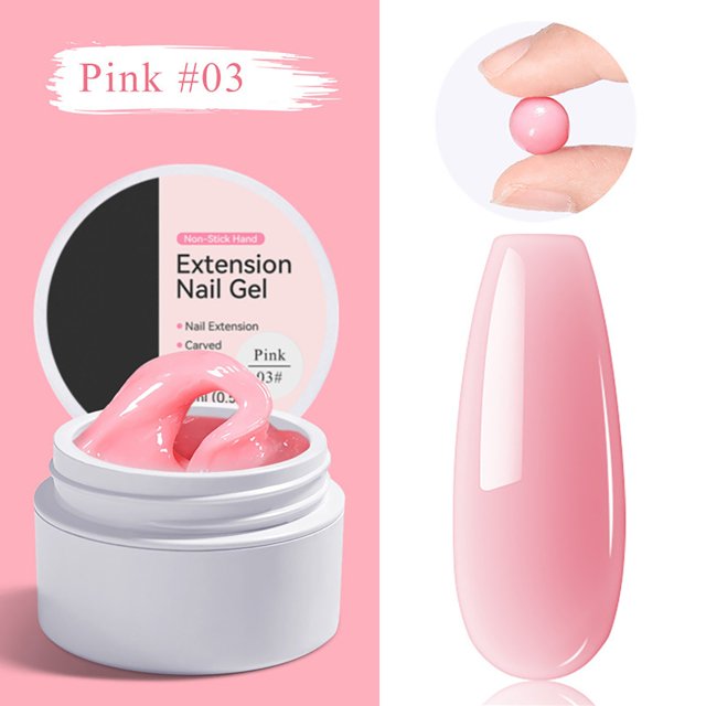 WIFKLSIIPG Gel d'Extension d'Ongles Non Collant Kit de Gel d'Extension d'Ongles Sculptable et Sculptable Inodore /LED Gel Extensible pour Ongles Acryliques DIY Manucure Maison