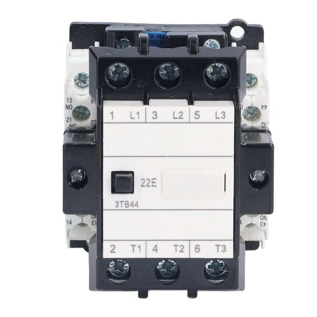Contactor de carril ADIN, contactor de CA 2NC+2NO Contactor Pa66 Contactor T AC confiable y duradero