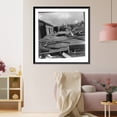 thumbnail image 3 of Historic Framed Print, [Aftermath of hurricane and flood in Galveston, 1900: scene of devastation at 20th & M 1/2 St. at dawn, Sept. 9th; dead body lying by rubble], 17-7/8" x 21-7/8", 3 of 9
