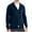 Navy, variant on GigrtiJin Men's V Neck Button down Sweater Solid Color Long Sleeved Loose Sweaters Lightweight Casual Cardigan Tops