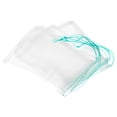 thumbnail image 1 of Unique Bargains Aquarium Filter Media Bags 15x10cm 10 Pack Fish Tank Mesh Bags with Drawstrings White, 1 of 5