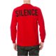 thumbnail image 1 of Camiseta Gráfica Black Scale The Moment Of Silence Hombre Rojo Grande, 1 of 2