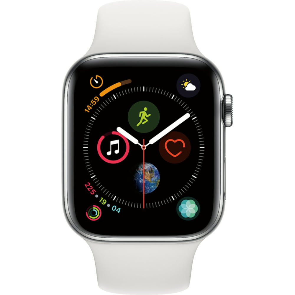 Apple Watch Series 4 (GPS + Cellular, 44mm) - Stainless Steel Case with Apple Watch Stainless Steel Series 4