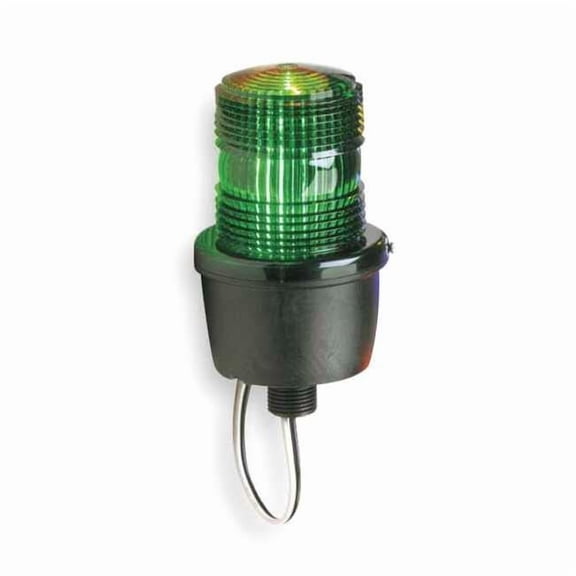 Federal Signal Low Profile Warning Light,LED,Green LP3ML-024G