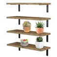 thumbnail image 1 of Estantes Flotantes 4pcs Pared Decorativa para Sala Estar, 1 of 9