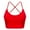 Red, variant on Seductiva Clearance Sports Bra for Women Women's Belt Sports Bra Gathered with A Back Bra