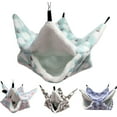 thumbnail image 3 of Fairnull Pet Sugar Glider Hamster Double-layer Hammock Hanging Squirrel Sleeping Bag, 3 of 10