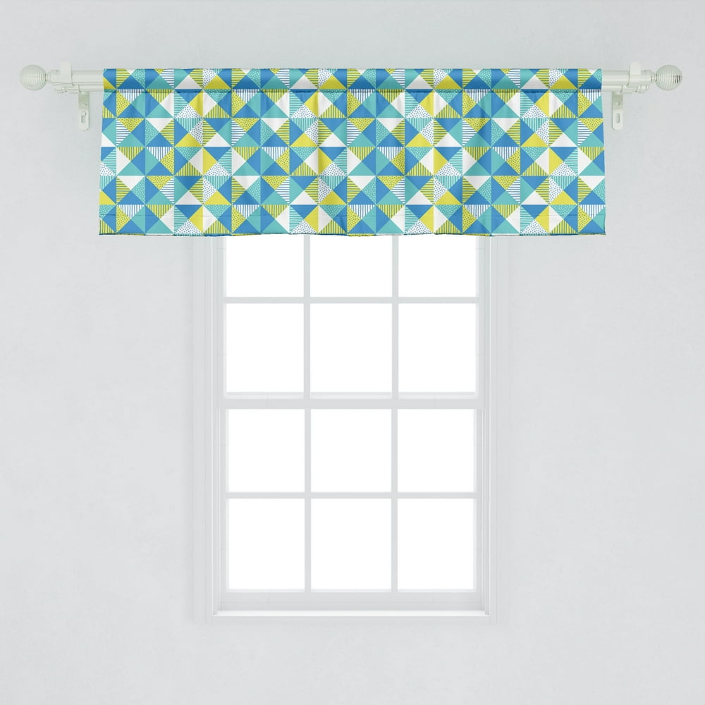 Geometric Window Valance, Abstract Interpretation of Square Inner Dots